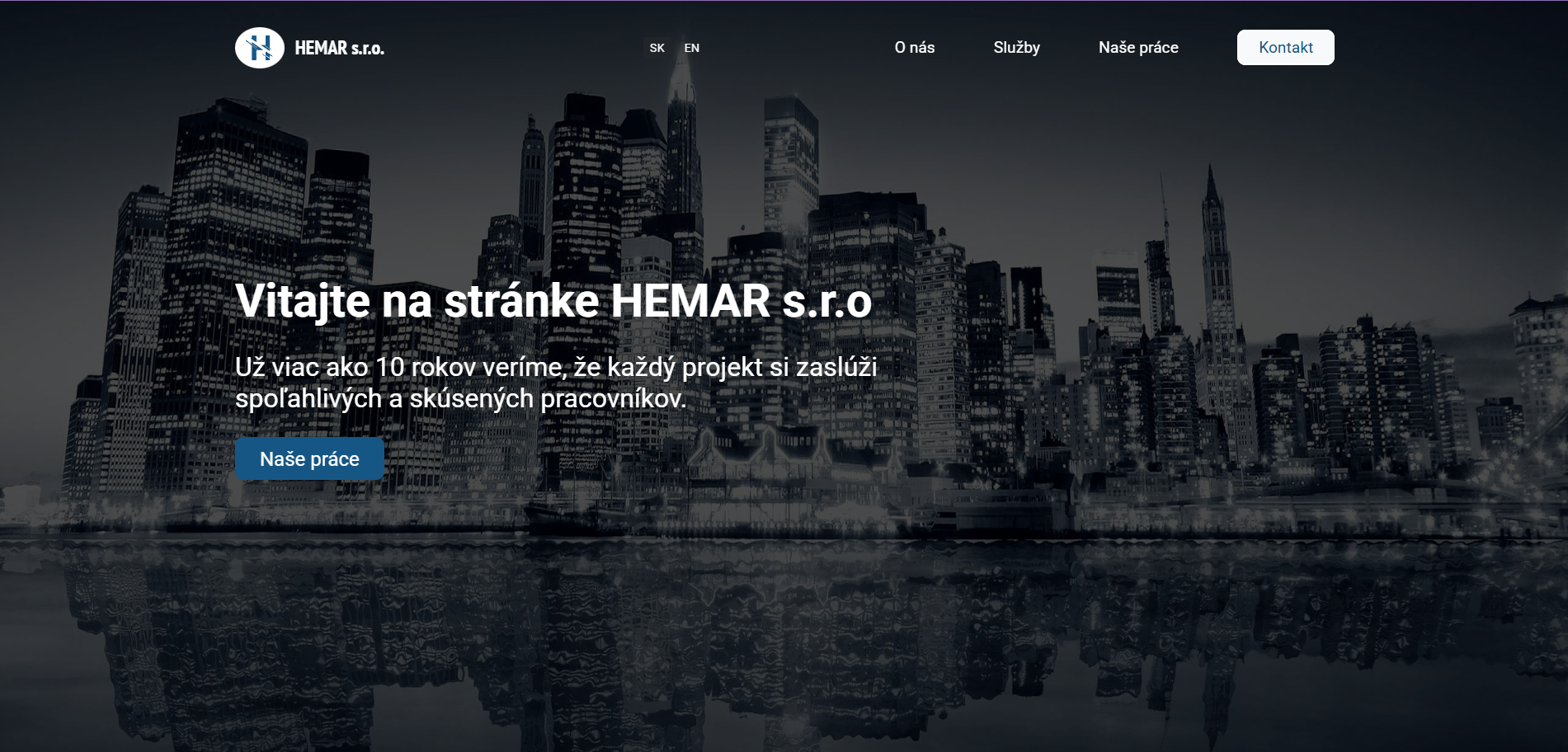 Hemar s.r.o. webstránka